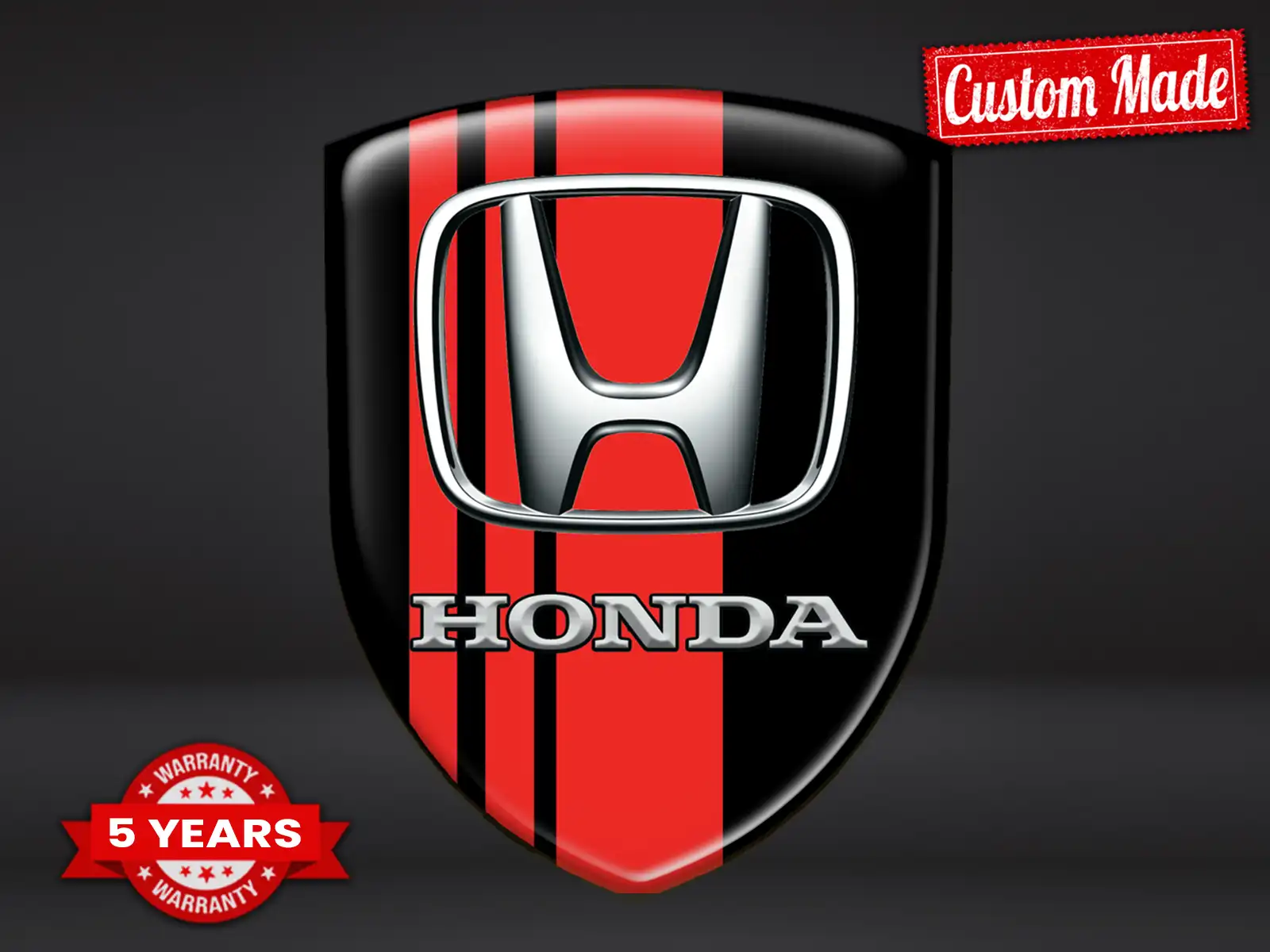 Honda Logosticker Premium Hochwertig Robust Gedruckt